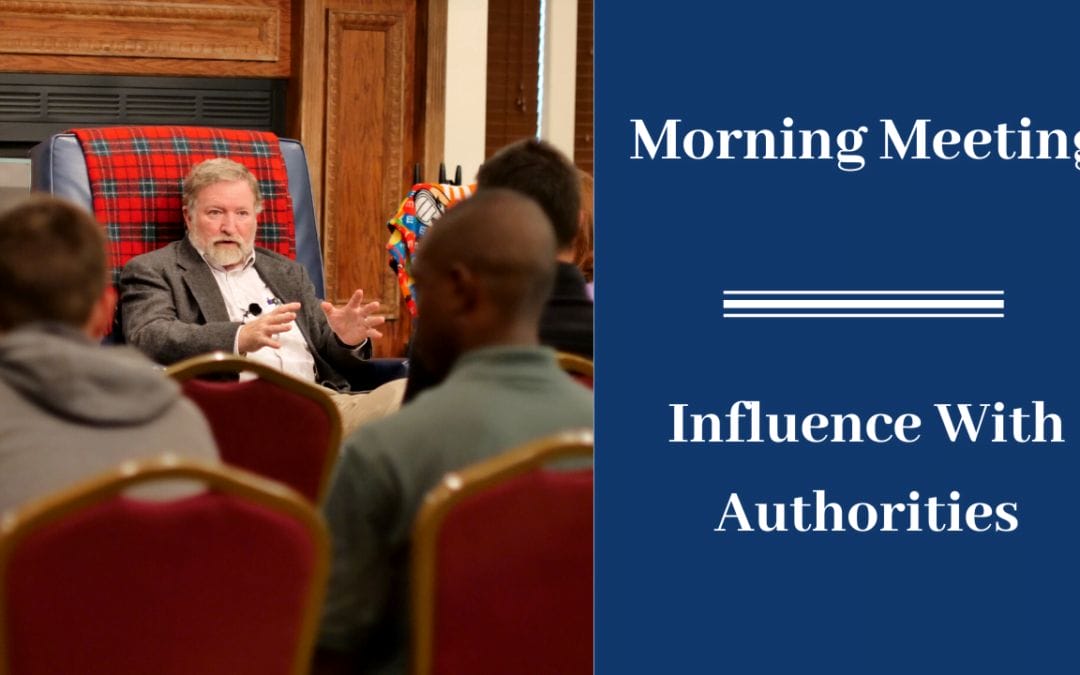 Influence With Authorities
