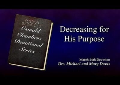 Decreasing for His Purpose
